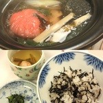 出雲・玉造温泉 佳翠苑 皆美 - 美味しかった小鍋＆ひじきご飯