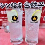 マルシン飯店 - 酎ハイ レモン