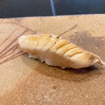 鮨 難波 - ノドグロは、炭火で炙っての提供です！