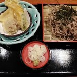 和風ライオン 安具楽 - 天麩羅せいろ蕎麦♪