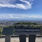 鮨 難波 - 呉羽山展望台から立山と富山市内を望む、、