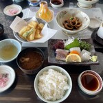 いか道楽 - いか三拍子定食3300円