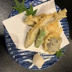 鮎料理の店 鮎の里 - 鮎天ぷら
