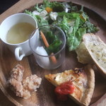 オイモカフェ 上富 - ランチプレート♪