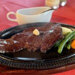 Resutoran Kiefu - 常陸牛のロースステーキ ブレゼソース