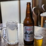 椎名食堂 - 「酎ハイ」¥300-＆「瓶ビール」¥550-