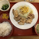 ジョイフル - ジョイフル塩唐揚げ定食 548円