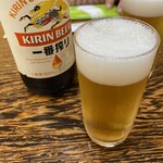 うなぎ 浜名 - 私はビールをグビッと