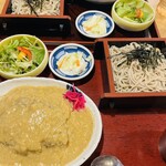 Kintoki - かつ皿蕎麦セット