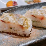 小田原おでん本店 - あじの推し寿司