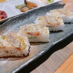 小田原おでん本店 - あじの押し寿司