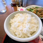 二葉園 - 日替りランチ ニラ肉炒め定食