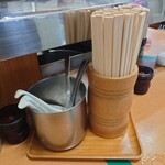 加賀 - 卓上調味料は”七味”のみ。