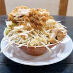 マシマシ高菜先生 - 二郎系肉天うどん