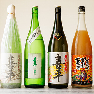 【日本酒】を中心に品揃えが充実☆こだわりのドリンクメニュー