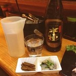 居酒屋 まんぷく亭 - 痛風対策メニューその3  極薄焼酎水割り(^◇^