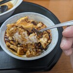 中国四川料理 天府仙臺 - ミニ麻婆丼(2023.08)