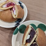 Dorayaki Wrap - ３等分して頂きました