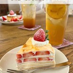 cafe Kisetsu - いちごのミルクレープ