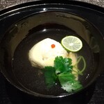 日本料理 会席小久保 - 鱧のしんじょう  松茸