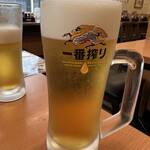 日高屋 - 生ビール