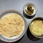 いち井 - 松茸ご飯　カニ汁