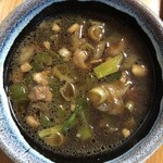 Rikyuu An - 細かめに切られた鴨肉。