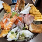おかもと鮮魚店  - おかもと丼(2750円) UP