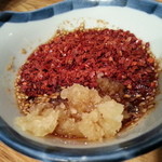 成吉思汗 だるま - 美味しさの秘訣はこのタレにもあります♪(２０１３年９月)。