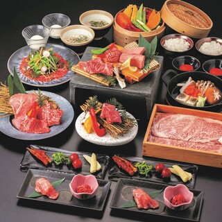 ご馳走コースで贅沢なひとときを◎厚切りタンや山形牛を満喫