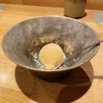 和食 なり - たしか新政の陽乃鳥を使用したアイス