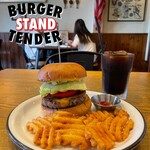 Burger Stand Tender - 『ベーコンチーズバーガー¥1,400』
                『ワッフルポテト&ドリンクSET¥350』