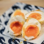 Yasai Makikushiya Tsubame - 半熟卵の磯辺揚げ