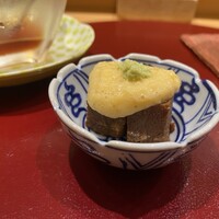 鮨たかし - まぐろ漬けとろろ