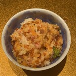 Ginza Chikamitsu - ちかみつ飯（混ぜた後）