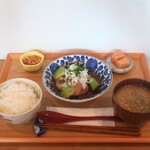 いなほ食堂 - 鰹の香味煮(冷)定食