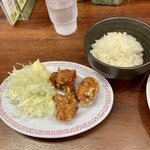 ラーメン魁力屋 - 唐揚げ定食286円