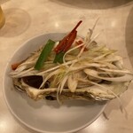 華錦飯店 - 活きカキのねぎ生姜蒸し