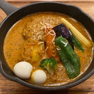 Supervised by a famous Hokkaido store! Soup Curry with carefully prepared ingredients