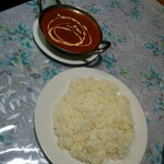 The Kitchen&CAFE - キーマカレー、プレーンライス
