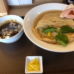 めん処 きよ洲 - 貝汁昆布水つけ麺大盛りいわぎんアプリクーポン使用で1000円税込！