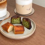 SLOTH COFFEE - 抹茶カヌレ、プレーンフィナンシェ