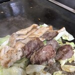 ならび矢 - 牛カルビ豚ロースの塩焼き