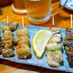 居酒屋 こんどう - 2022年8月　焼き鳥適当に5本【税抜681円】