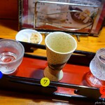 居酒屋 こんどう - 2022年8月　利き酒セット【税抜945円】