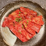 かがり火亭 - ハラミ＆カルビ❤️綺麗な色のお肉✨柔らかくてめっちゃ美味しい( ´›ω‹｀)✨