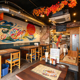 A stylish space where you can feel the Japanese atmosphere◆After work, with family, etc.