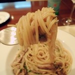 アチェーロ - パスタの茹で加減も素晴らしい。