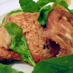 アチェーロ - ウロコが油で上がっていて、まるで焼きたてのパイを食べているような食感でした。