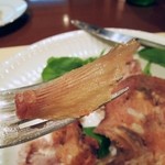 アチェーロ - ヒレもカリっとしていました。